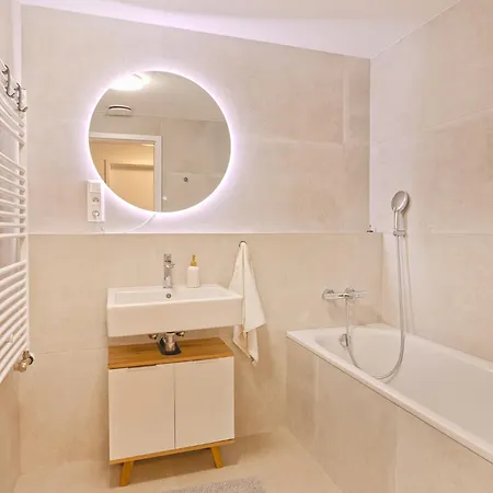 Διαμέρισμα Skau Sky Park Ivory By Zaha Hadid 11 Floor 4 Tower Free Parking *